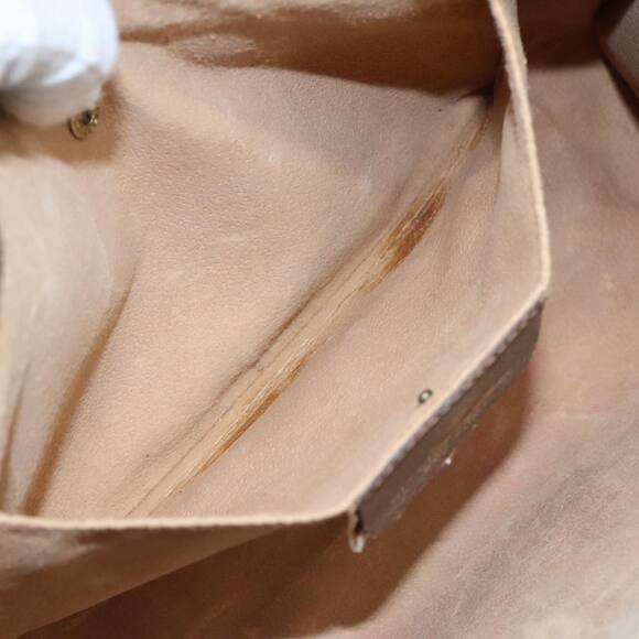 GUCCI GG Supreme Web Sherry Line Clutch Bag Pvc Beige Red 89 01 033 - Picture 11 of 16